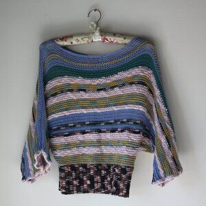 Anthropologie Rosie Neira Chunky Sweater SZ SM